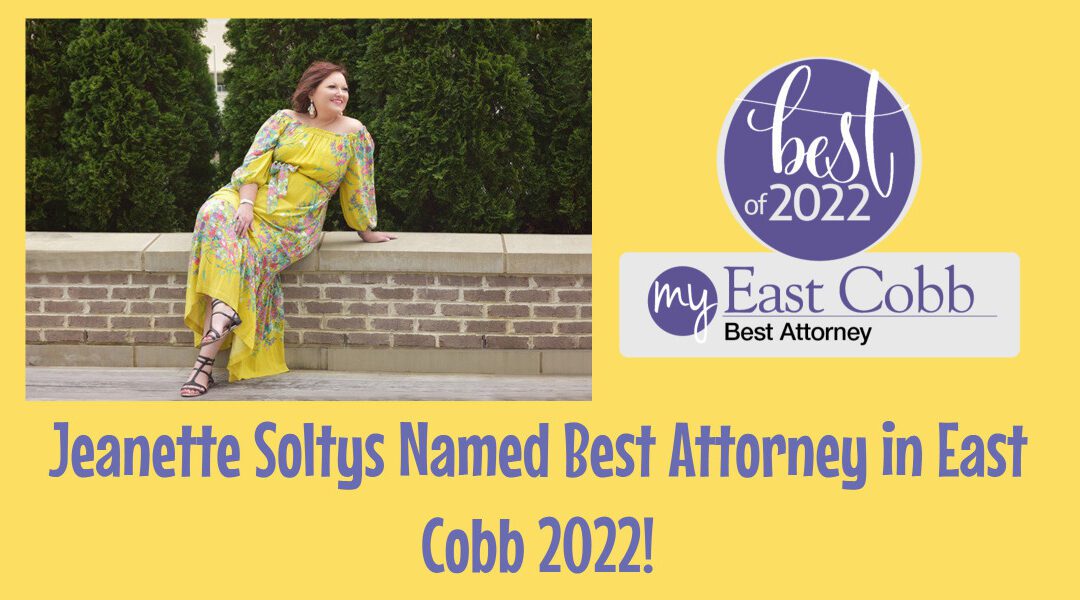 Jeanette Soltys Named Best Attorney in East Cobb