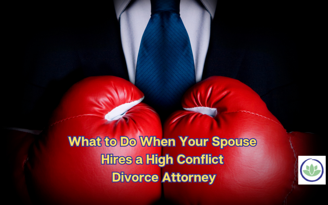 What to Do When Your Spouse Hires a High Conflict Divorce Attorney
