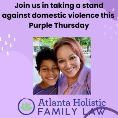 Take a stand against domestic violence. Wear purple on Purple Thursday.