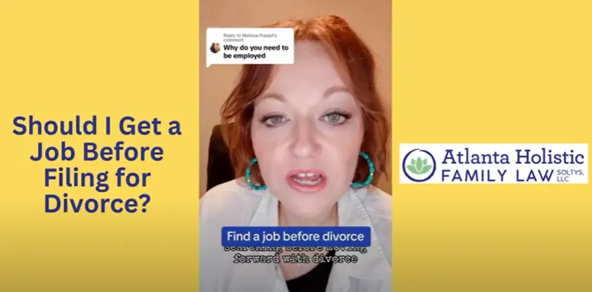 Why Do I Recommend That You Be Employed or Actively Job Searching Before Moving Forward With Divorce?